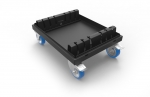 baseplate dolly met PE-houders 80x80cm en 8mm sparingen 