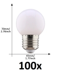 E27 led lamp 1W warm wit grootverpakking