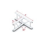 Pro 30 hoektruss 90 graden t-stuk verticaal