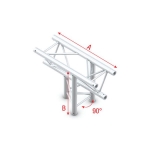 Pro 30 driehoektruss 90 graden T stuk up/down