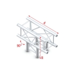 Pro 30 vierkanttruss T-stuk