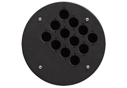 CRP 312 blindplaat met 12x D-size hole voor Procab CDM-310