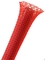 Flexo Pet sleeving 3,2 mm rood