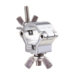 Halfcoupler 32-35mm M8 WLL 75kg zilver