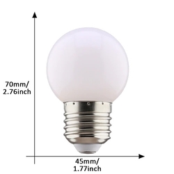 E27 led lamp 1W koud wit