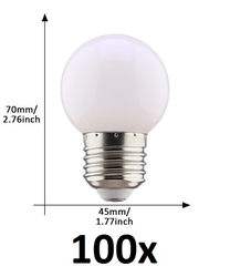 E27 led lamp 1W koud wit grootverpakking