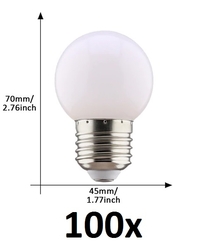 E27 led lamp 1W warm wit grootverpakking