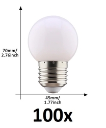 E27 led lamp 1W extra warm wit grootverpakking
