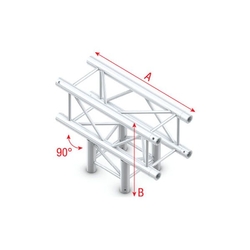 Pro 30 vierkanttruss T-stuk