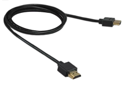 High Speed Ultraslim 4K HDMI-kabel verguld met ethernet - 0,5m